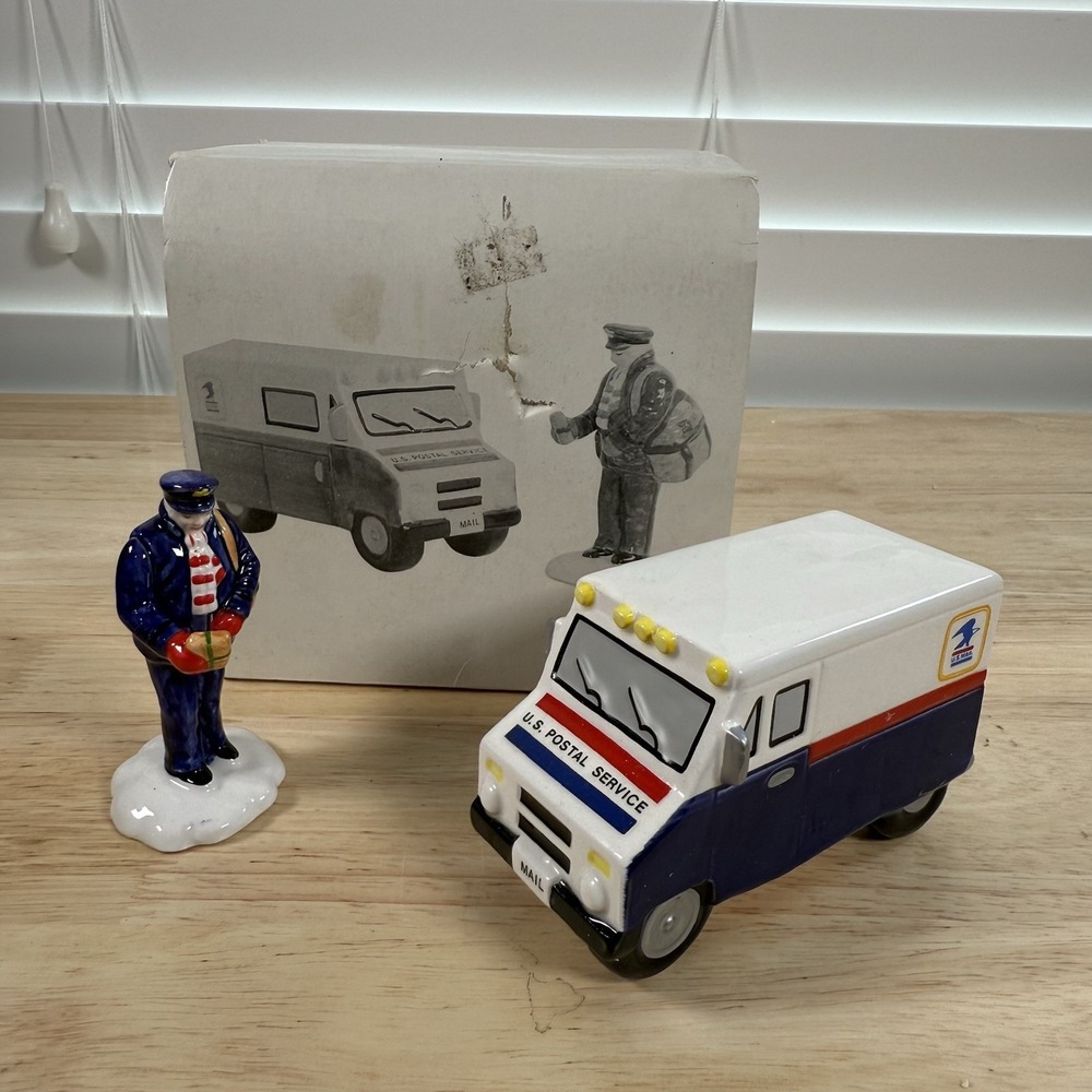 Department 56 Original Snow Village Special Delivery‎ Set of 2 #51977 W/Box